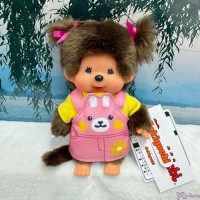 203888 Sekiguchi Monchhichi S Size Animal Dress Pink Bunny Girl 203888 Sekiguchi Monchhichi S Size Animal Dress Pink Bunny Girl