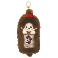 258796 Monchhichi Plush Photo Frame Keychain Mascot Girl 258796 Monchhichi Plush Photo Frame Keychain Mascot Girl