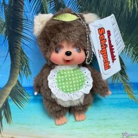 263080 Monchhichi Friend Mascot 14cm Keychain - TanuTanu Raccoon - 263080 Monchhichi Friend Mascot 14cm Keychain - TanuTanu Raccoon -
