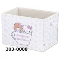 303-0008 Hello Kitty x Monchhichi Folded Storage Box L Size 25 x 38 x 25cm 303-0008 Hello Kitty x Monchhichi Folded Storage Box L Size 25 x 38 x 25cm