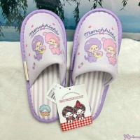 MS44000 Love Monchhichi 23-25cm Home Slippers Purple ~ NEW ~ MS44000 Love Monchhichi 23-25cm Home Slippers Purple ~ NEW ~