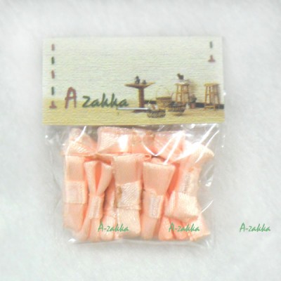 NDA073PEH Doll Dress Making Craft 2cm Ribbon Butterfly Bow Peach NDA073PEH Doll Dress Making Craft 2cm Ribbon Butterfly Bow Peach