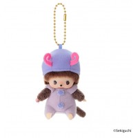 204595 Color Monchhichi Baby Bebichhichi 10cm Keychain Mascot - Butterfly Purple ~ PRE-ORDER 204595 Color Monchhichi Baby Bebichhichi 10cm Keychain Mascot - Butterfly Purple ~ PRE-ORDER