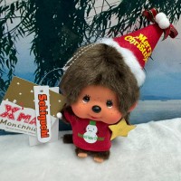 220990 Big Head Monchhichi 17cm X'Mas Mascot Christmas Santa 220990 Big Head Monchhichi 17cm X'Mas Mascot Christmas Santa