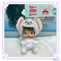 244072 Tom & Jerry x Monchhichi Baby Bebichhichi Mascot Keychain - Tuffy Cat ~ 244072 Tom & Jerry x Monchhichi Baby Bebichhichi Mascot Keychain - Tuffy Cat ~