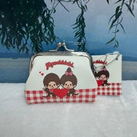 377092 Monchhichi 8.5 x 7.5 x 2cm PU Leather Coin Bag Mascot - White 377092 Monchhichi 8.5 x 7.5 x 2cm PU Leather Coin Bag Mascot - White