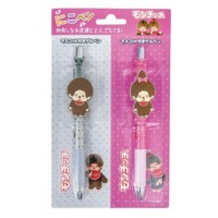 440353 Monchhichi 15cm Black Color Ball Pen - Grey and Pink (2pcs) 440353 Monchhichi 15cm Black Color Ball Pen - Grey and Pink (2pcs)