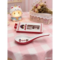 738760 Monchhichi Chinese Style Tableware 14cm Spoon ~ PRE-ORDER ~ 738760 Monchhichi Chinese Style Tableware 14cm Spoon ~ PRE-ORDER ~