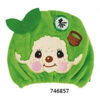 746857 Monchhichi Bath Quick Dry Head Cap - Matcha Green Tea 746857 Monchhichi Bath Quick Dry Head Cap - Matcha Green Tea