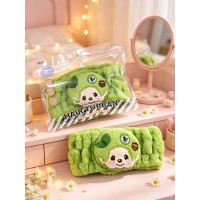 746864 Monchhichi Bath Hair Turban Quick Dry Hairband - Matcha Green Tea 746864 Monchhichi Bath Hair Turban Quick Dry Hairband - Matcha Green Tea
