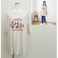 MT43595 Monchhichi 100% Cotton Adult Fashion - Wide-Leg Top ~ LAST ONE ~ MT43595 Monchhichi 100% Cotton Adult Fashion - Wide-Leg Top ~ LAST ONE ~