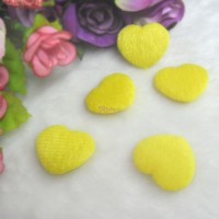 TPS072YEW DIY Material 27mm Mini Fabric Heart Yellow (5pcs) TPS072YEW DIY Material 27mm Mini Fabric Heart Yellow (5pcs)